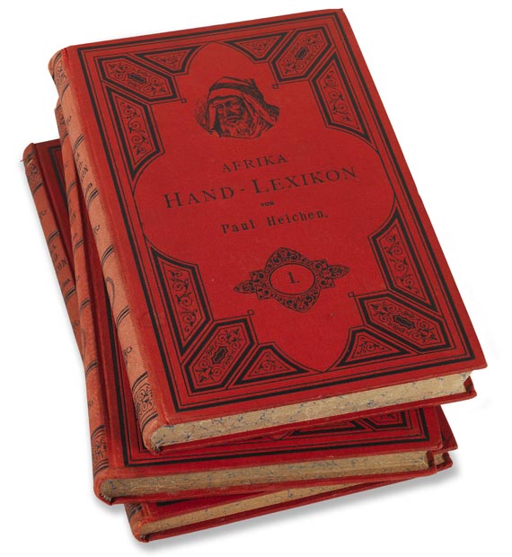Paul Heichen - Afrika-Handlexikon 3 Bde. 1885 - Reliure