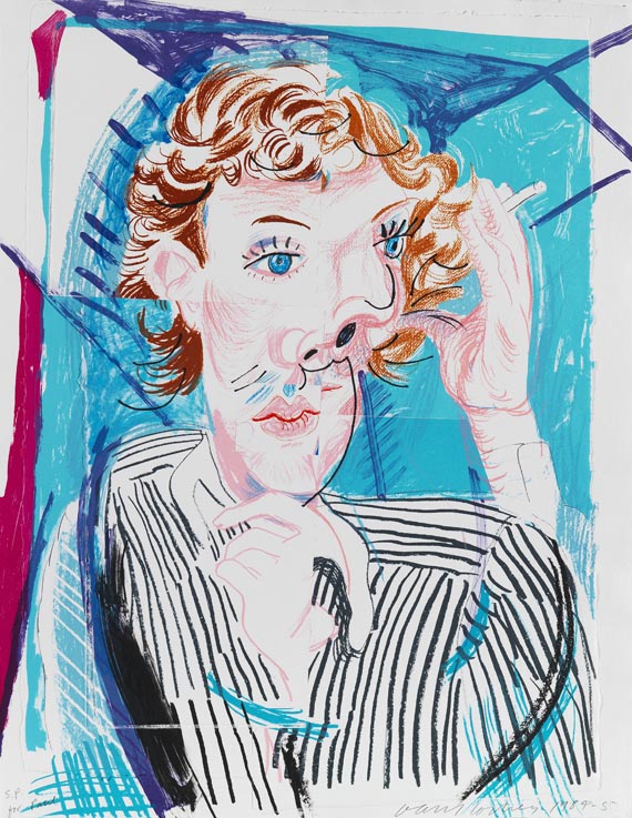 David Hockney - Moving Focus - An Image of Gregory (2-teilig) - Autre image