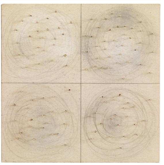 Günther Uecker - 4 Spiralen, Modell