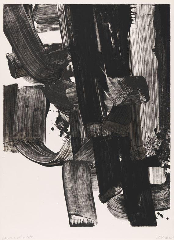 Pierre Soulages - Lithographie n° 20a