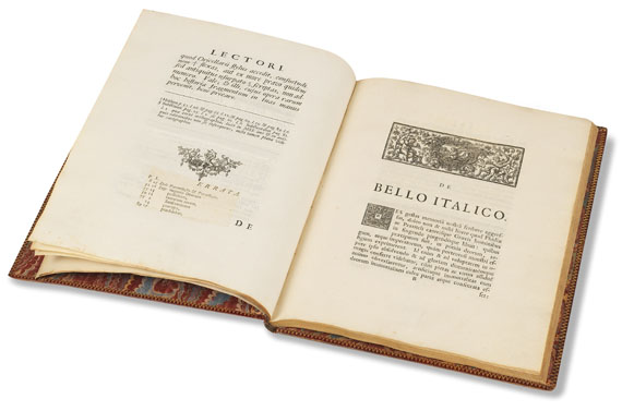 Bernardus Oricellarius (Rucellai) - De bello italico commentarius. 1724. - Autre image
