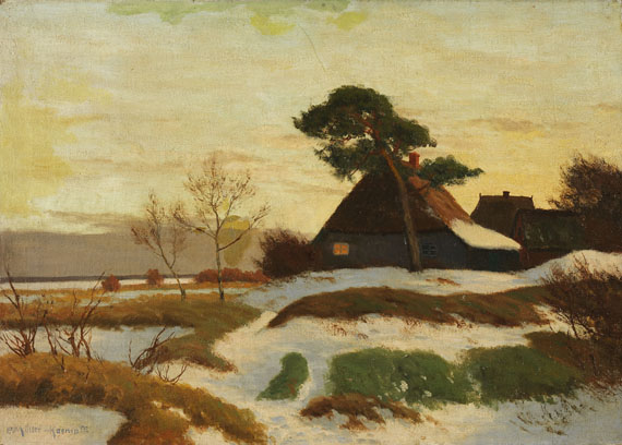 Paul Müller-Kaempff - Winterlandschaft bei Ahrenshoop