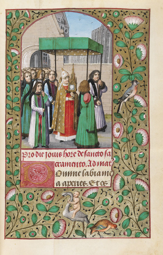  Manuskript - Stundenbuch auf Pergament. Flandern um 1500. - Autre image