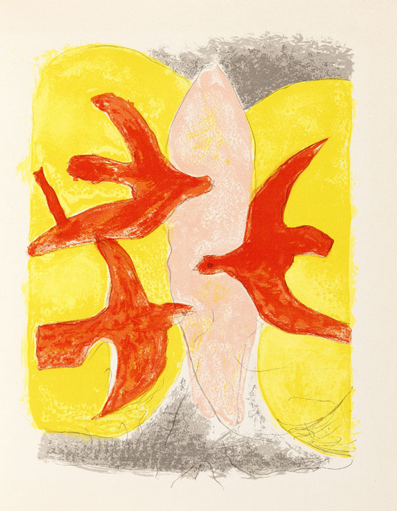 Georges Braque - Jouhandeau, Marcel: Descente aux enfers. 1961.