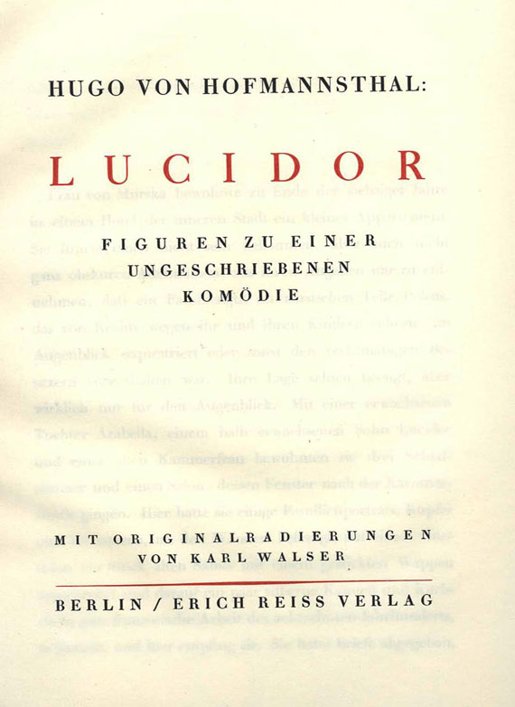 Meidner, L. - 3 Pressedrucke. 1907-23.