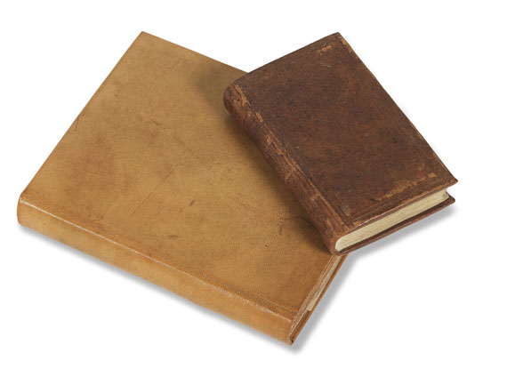   - Amerikanischer Unabhängigkeitskrieg. 2 Manuskripte eines dt. Soldaten. 1777-93. - Reliure