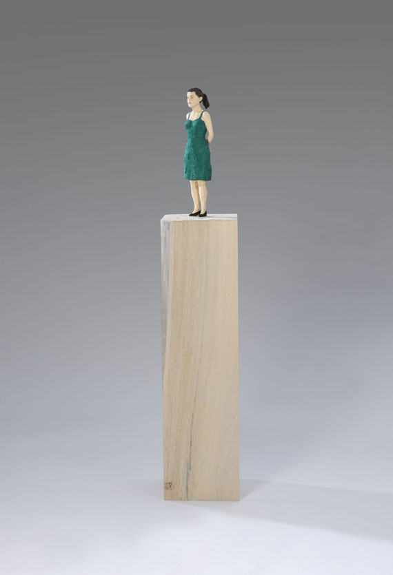 Stephan Balkenhol - Frau mit grünem Kleid - Autre image