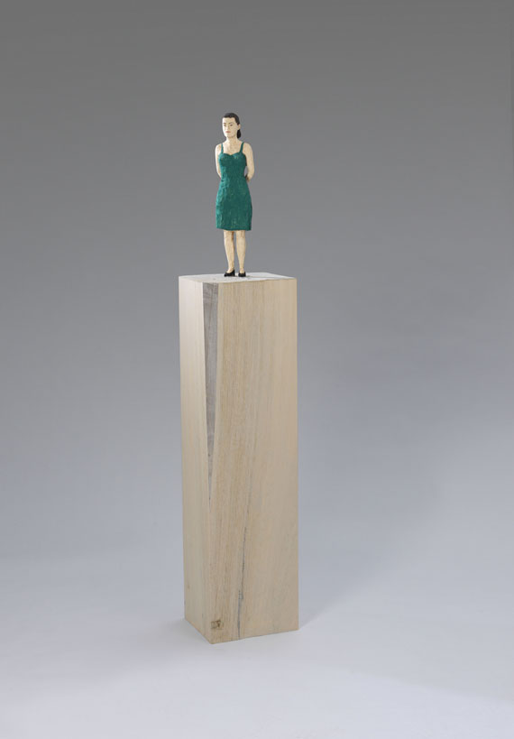 Stephan Balkenhol - Frau mit grünem Kleid - Autre image