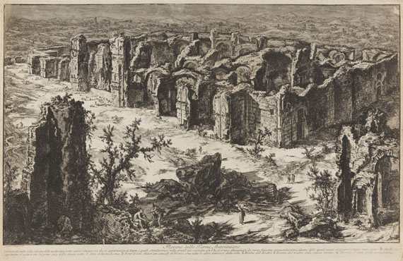 Giovanni Battista Piranesi - Rovine delle Terme Antoniniane