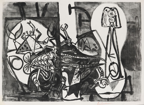 Pablo Picasso - Homards et poissons
