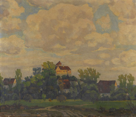 Heinrich Eberhard - Herbstsonne (Schloss Brenz)