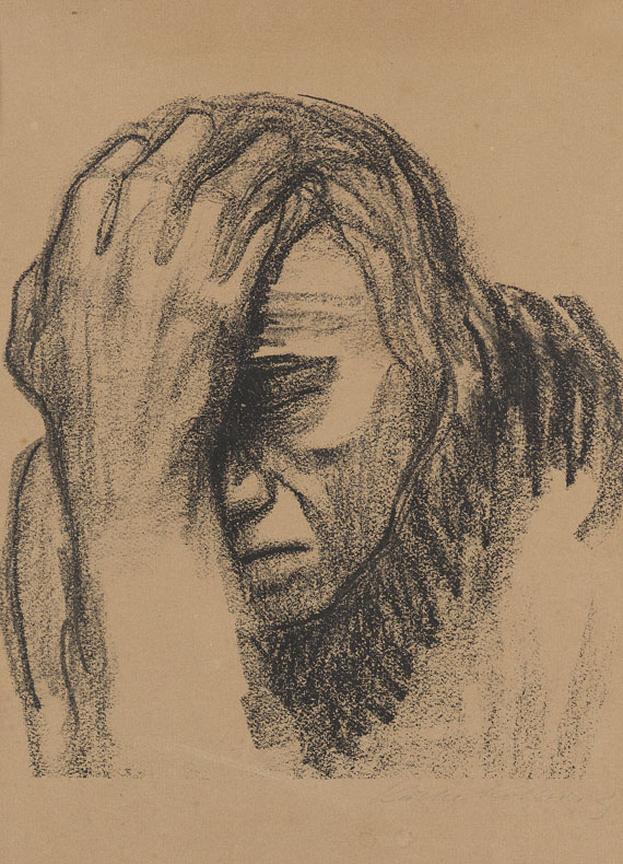 Käthe Kollwitz - Nachdenkende Frau