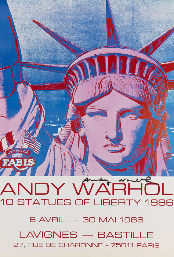 Andy Warhol - 10 Statues of Liberty