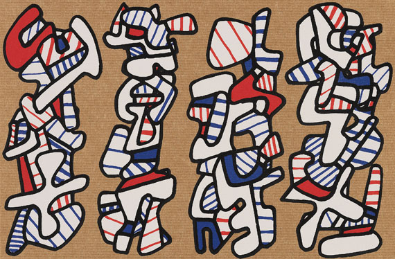 Jean Dubuffet - La botte a nique. 1973