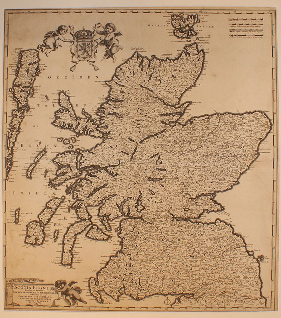  Großbritannien - 2 Bll. England und Schottland. Um 1690.