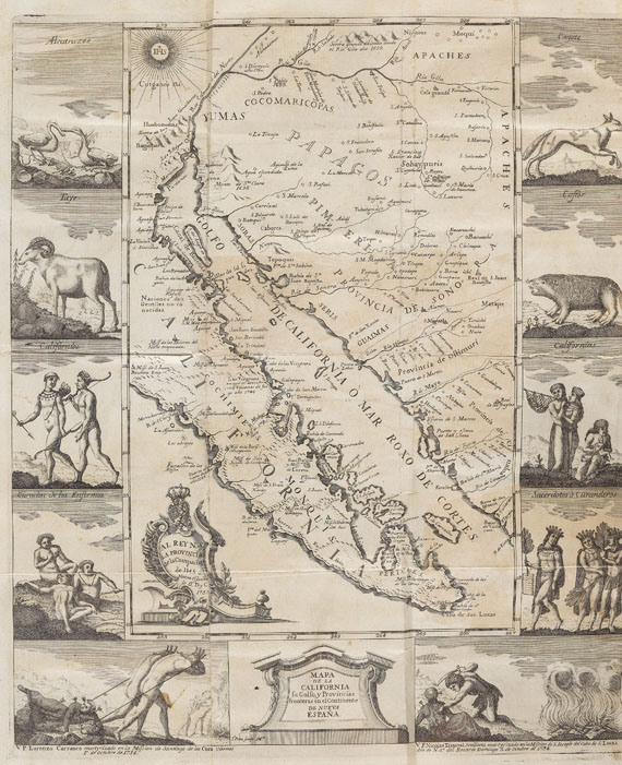 Miguèl Venegas - Noticia de la California. 3 Bde. 1757.