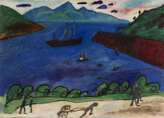 Gabriele Münter - Narvik Hafen