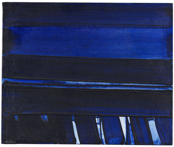Pierre Soulages - Peinture 54 x 65 cm, 30. septembre 1975