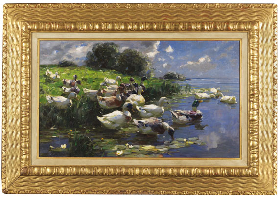 Alexander Koester - Enten (Seelandschaft)