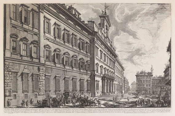 Giovanni Battista Piranesi - Palazzo di Monte Citrio