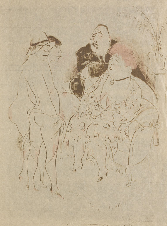 Jeanne Mammen - 2 Blätter: Die Wahl. Bordellszenen - Autre image