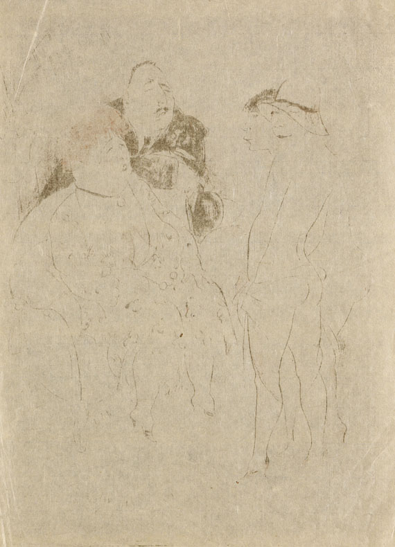 Jeanne Mammen - 2 Blätter: Die Wahl. Bordellszenen - Autre image
