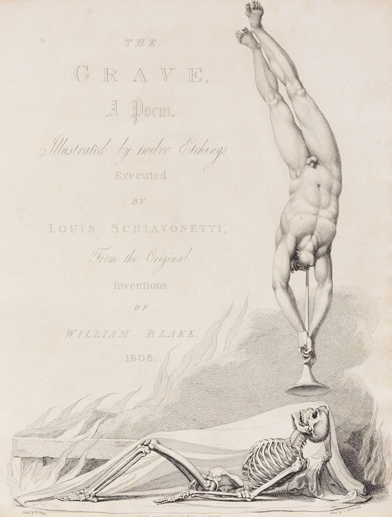 William Blake - The Grave. 1808.