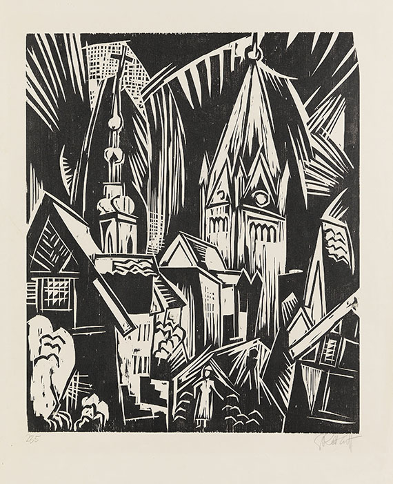 Karl Schmidt-Rottluff - Stadtbild aus Soest