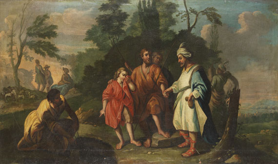  Flandern - 2 Gemälde: Joseph und seine Brüder. Vertreibung der Hagar - Autre image
