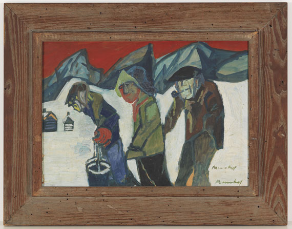 Bruno Krauskopf - Bergbewohner (Drei Männer im Schnee) - Autre image