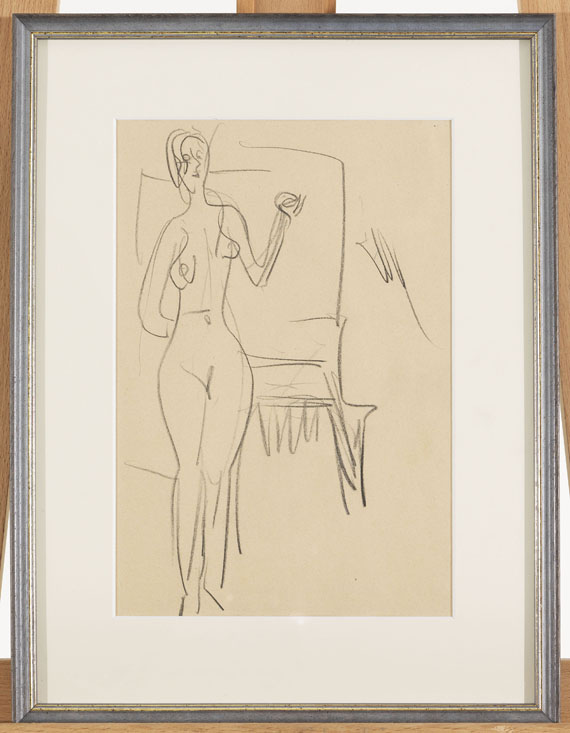 Ernst Ludwig Kirchner - Stehender weiblicher Akt - Autre image