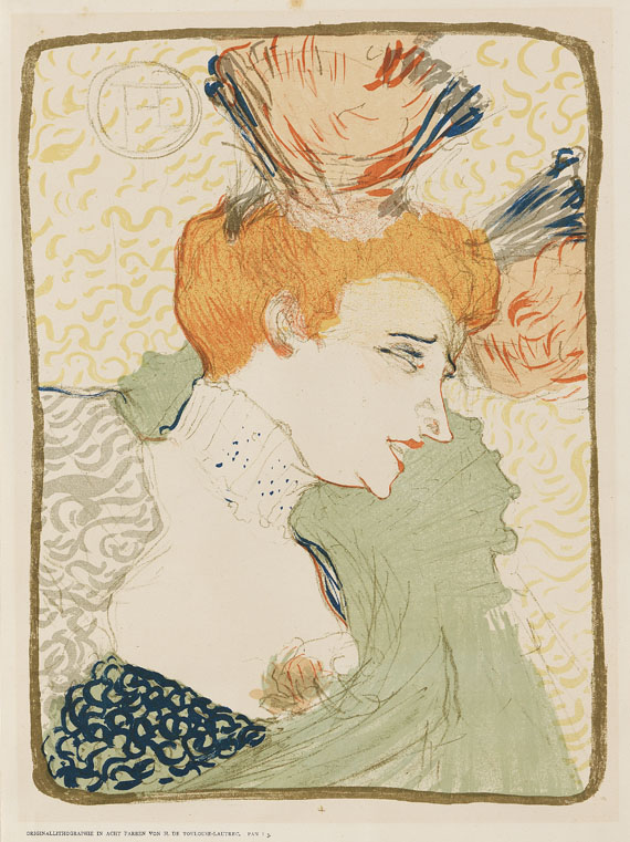 Henri de Toulouse-Lautrec - Mademoiselle Marcelle Lender, en buste