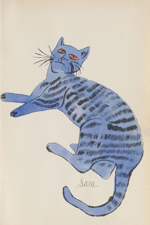 Andy Warhol - 25 Cats name[d] Sam and one Blue Pussy - Autre image