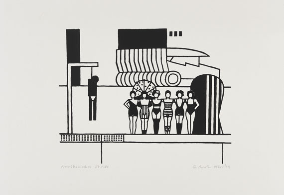 Gerd Arntz - Siebdrucke. 1979.