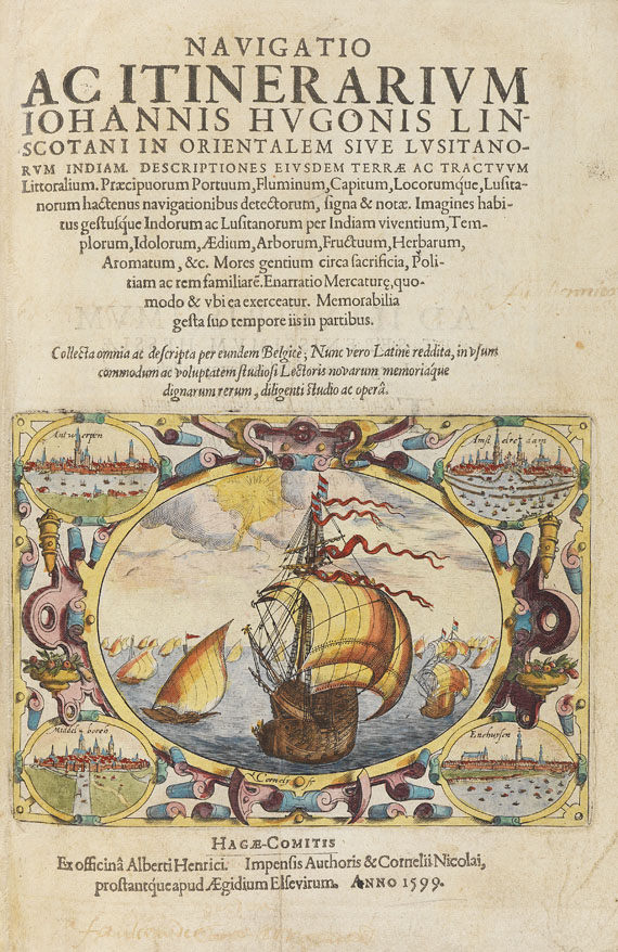 Jan Huygen van Linschoten - Navigatio ac itinerarium. 1599 - Autre image