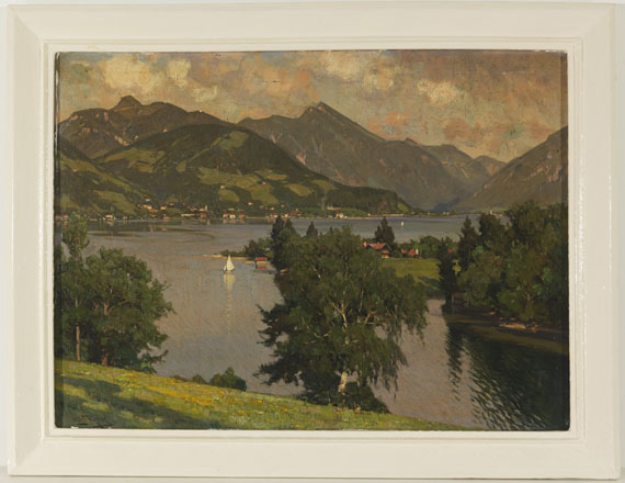 Otto Strützel - Blick auf den Tegernsee von Westen aus - Autre image