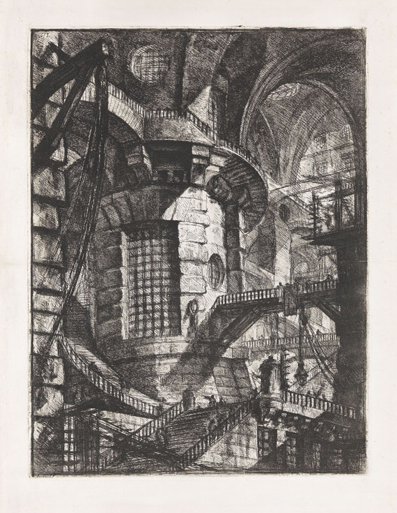 Giovanni Battista Piranesi - Blatt III der sechzehnteiligen Folge der "Carceri d