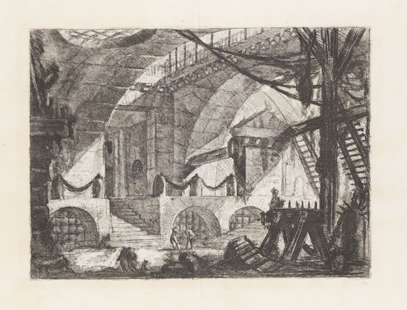 Giovanni Battista Piranesi - Blatt XII der sechzehnteiligen Folge der "Carceri d