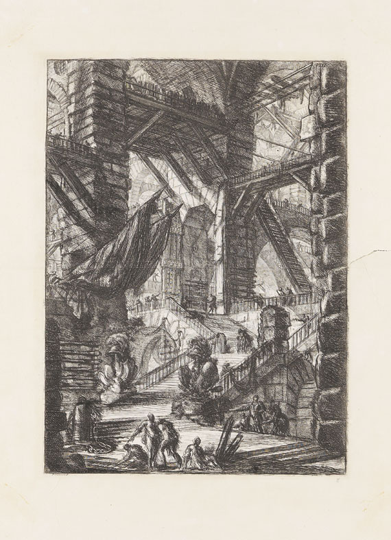 Giovanni Battista Piranesi - Blatt VIII der sechzehnteiligen Folge der "Carceri d