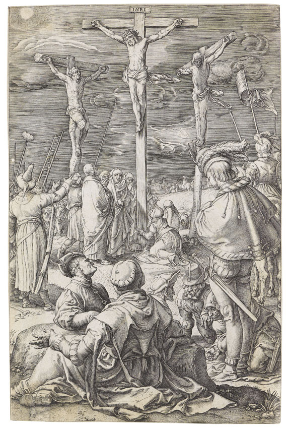 Hendrick Goltzius - Kreuzigung (Kalvarienberg Golgotha)