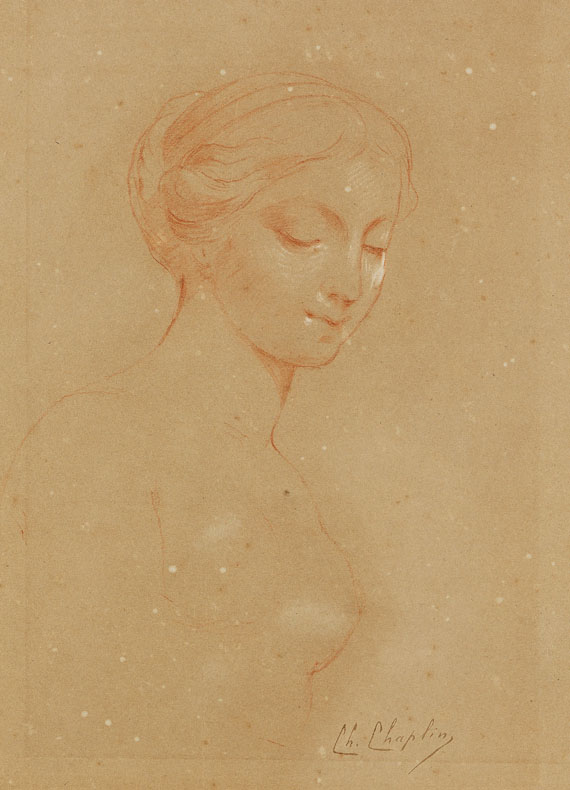 Charles Josuah Chaplin - Porträt eines Mädchens