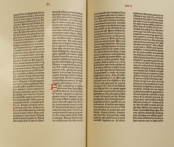 Gutenberg-Bibel - Faks.: Gutenberg-Bibel. 2 Bde.  1961.