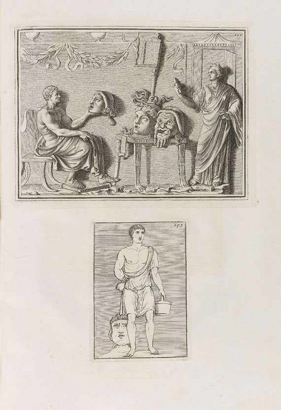 Johann Joachim Winckelmann - Monumenti antichi inediti. 2 Bde. + Suppl. (Raffei, Ricerche). Zus. 3 Bde. 1767-79.. - Autre image