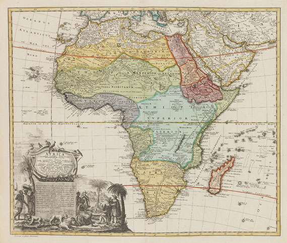 Johann Baptist Homann - Atlas minor - Kleiner Atlas. Um 1730.