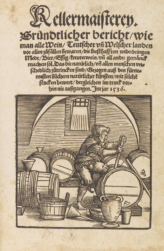 Kellermaisterey 1536 - Kellermaisterey. Augsburg 1536..