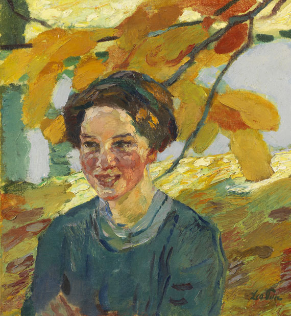 Leo Putz - Mädchenporträt