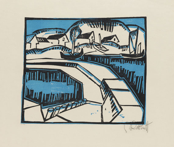 Dünen und Mole, 1917