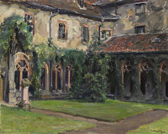 Max Slevogt - Kreuzgang des Augustinerklosters in Landau II
