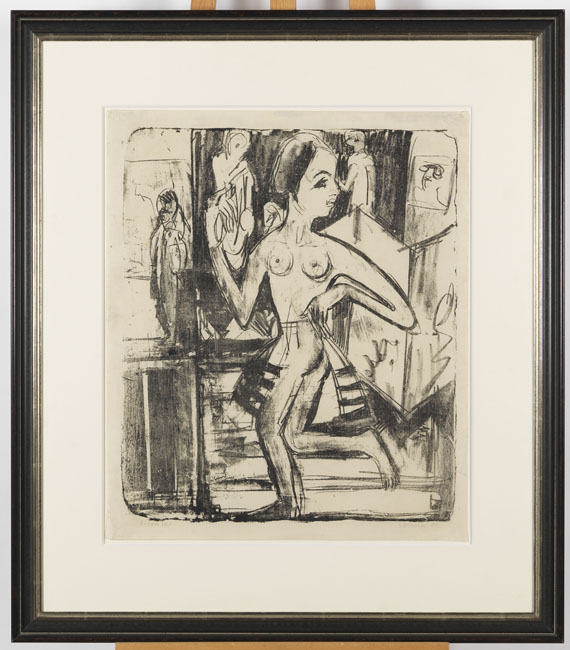 Ernst Ludwig Kirchner - Nackttänzerin - Image du cadre