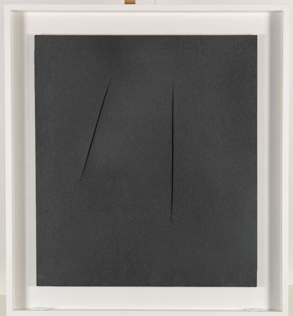 Lucio Fontana - Concetto Spaziale, Attese - Image du cadre